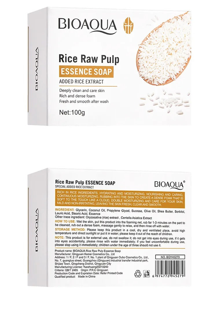 BIOAQUA Rice Raw Pulp Soap
