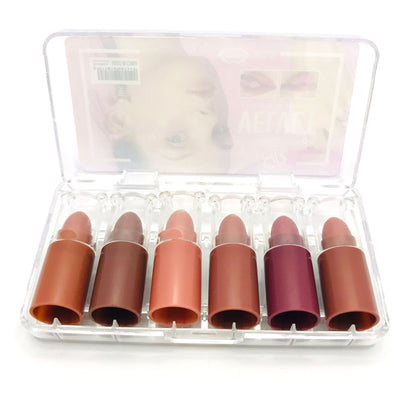 Matte Velvet Lipstick Set – 6 Shades