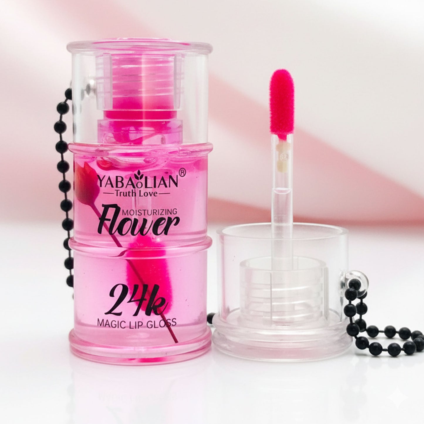 24K Flower Lip Gloss – Magic Moisturizing Shine