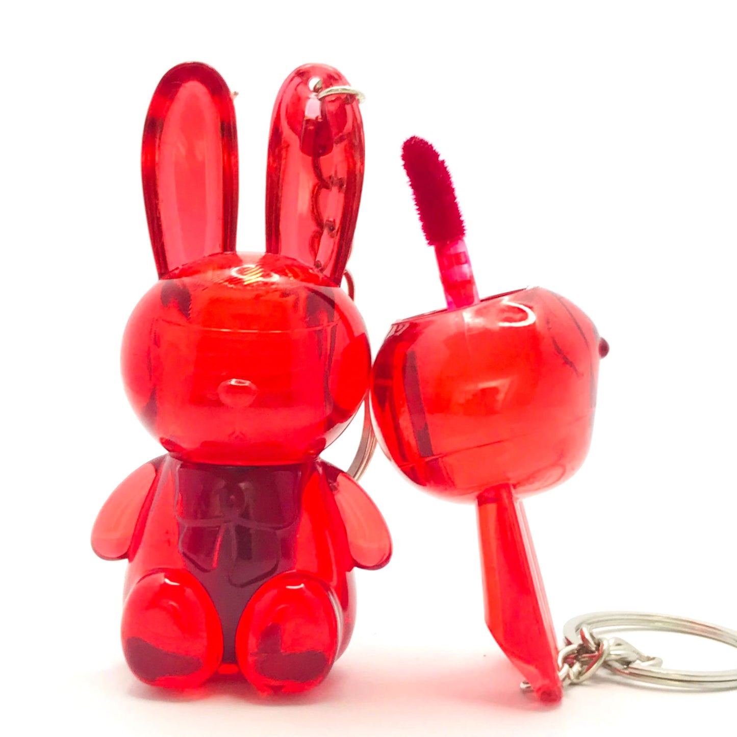 Cute Bunny Lip Tint Keychain – Portable Glossy Lip Tint with Adorable Bunny Design