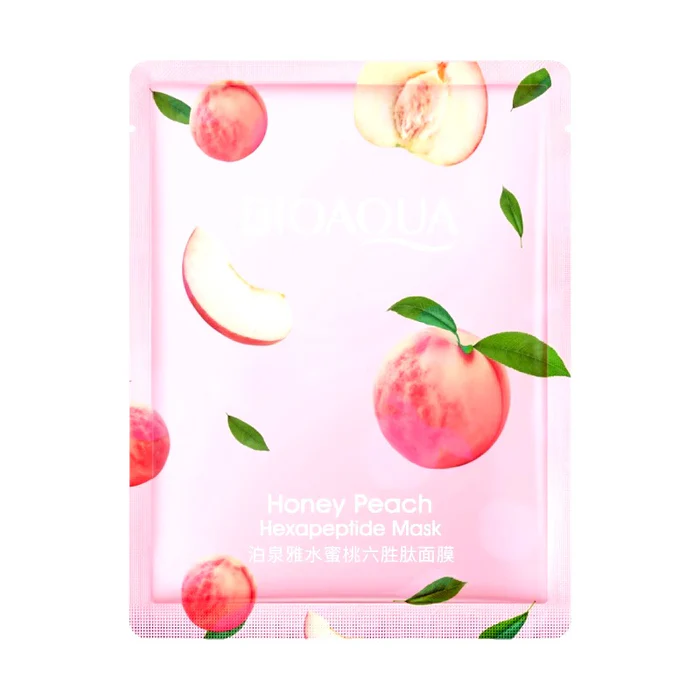 BIOAQUA Peach Facial Mask Moisturizer Face Sheet Mask