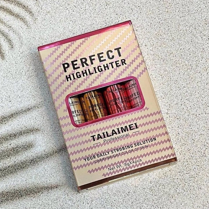 TAILAIMEI Perfect Highlighter Set – Professional Liquid Glow Highlighter | Bright, Long-Lasting Radiance for Face & Body