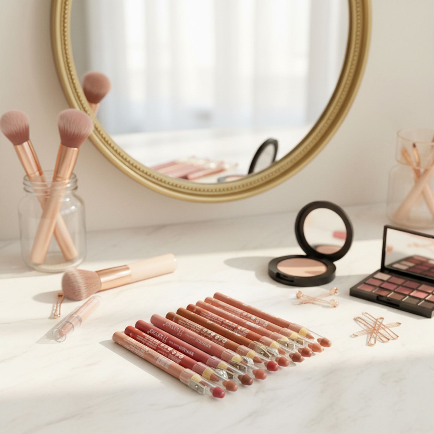 Flormar Lip Crayon Set – 12 Matte Shades