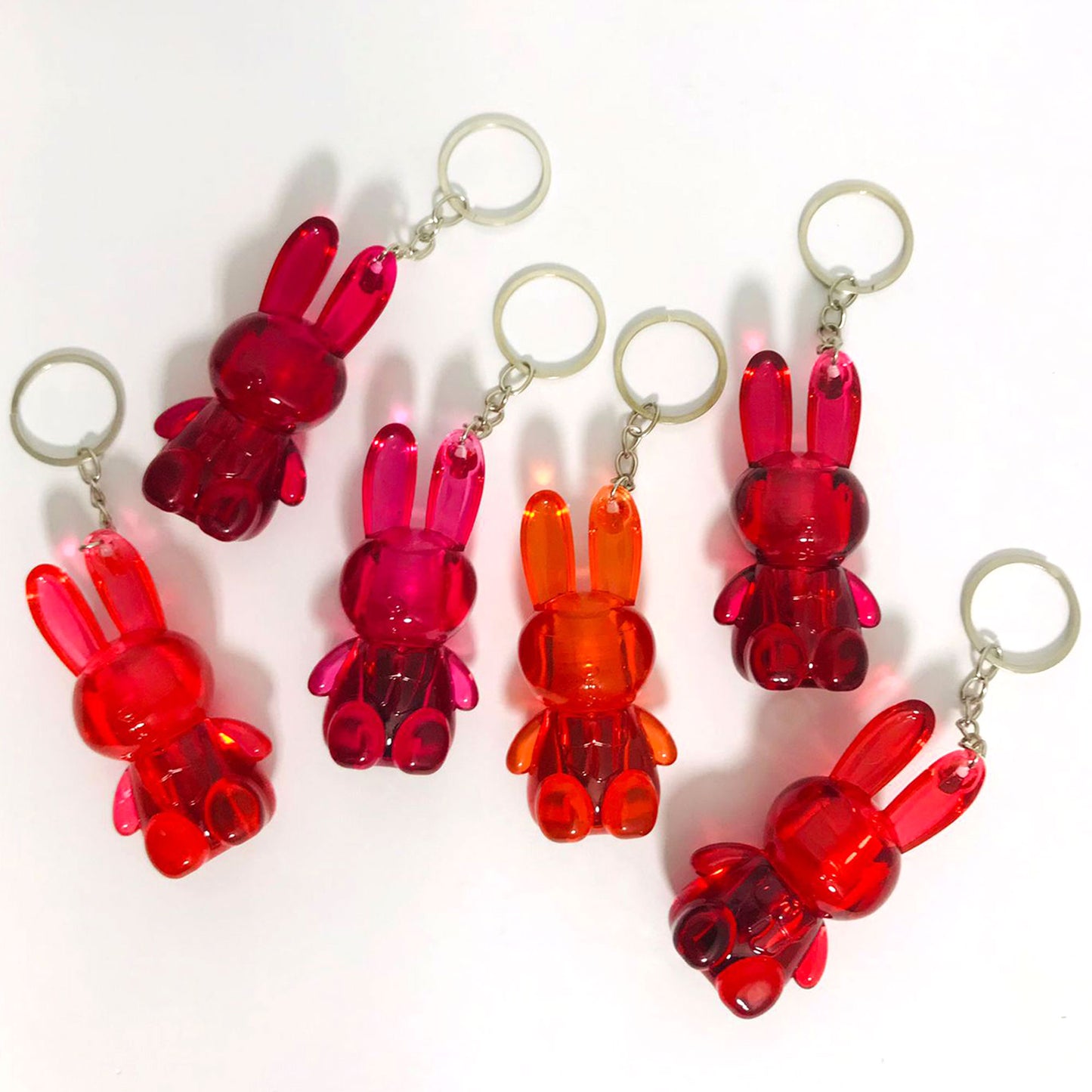 Cute Bunny Lip Tint Keychain – Portable Glossy Lip Tint with Adorable Bunny Design