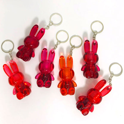 Cute Bunny Lip Tint Keychain – Portable Glossy Lip Tint with Adorable Bunny Design