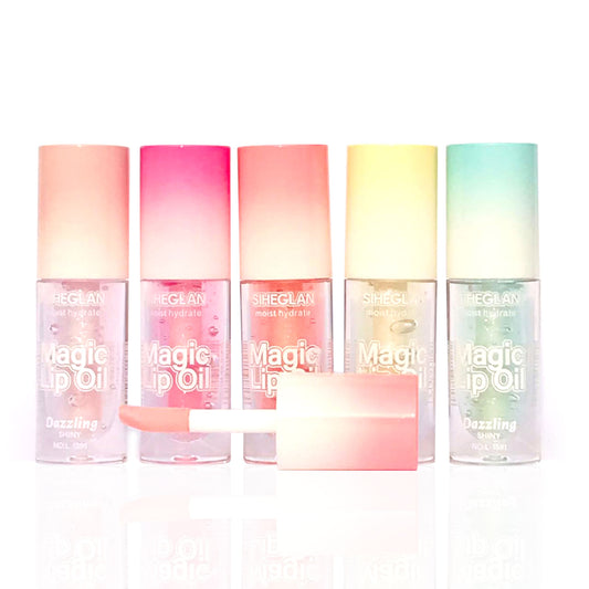 SIHEGLAN Magic Lip Oil – Moist Hydrate & Dazzling Shiny Gloss | Long-Lasting Moisturizing Lip Care