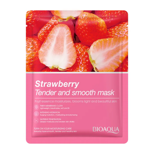 BIOAQUA Strawberry Hydrating & Brightening Face Sheet Mask